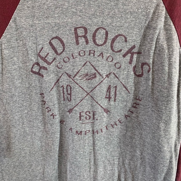 Red Rocks Baseball Tee - Picture 2 of 3